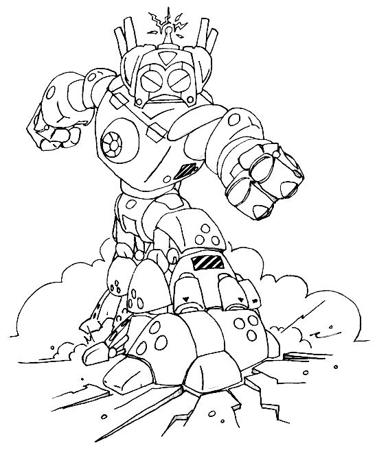 Line Art of Mad Mech